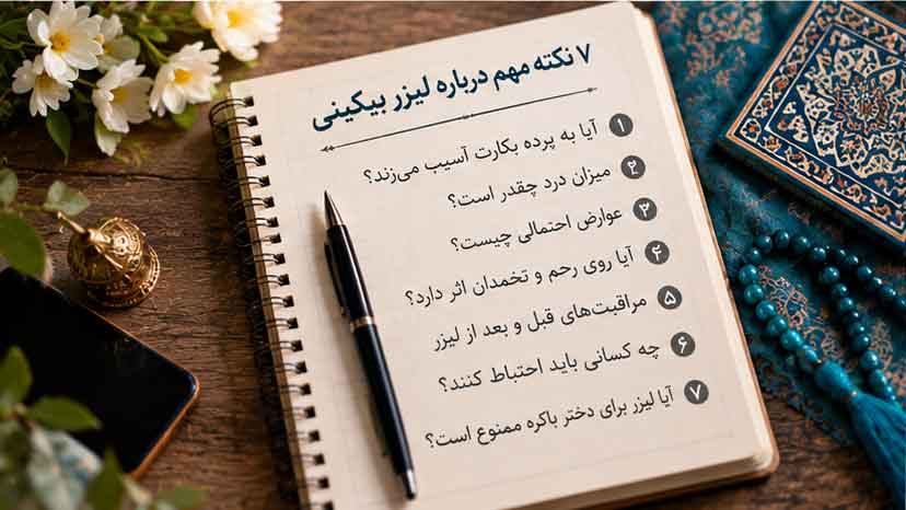 7 نکته مهم و درد لیزر چقدر است؟